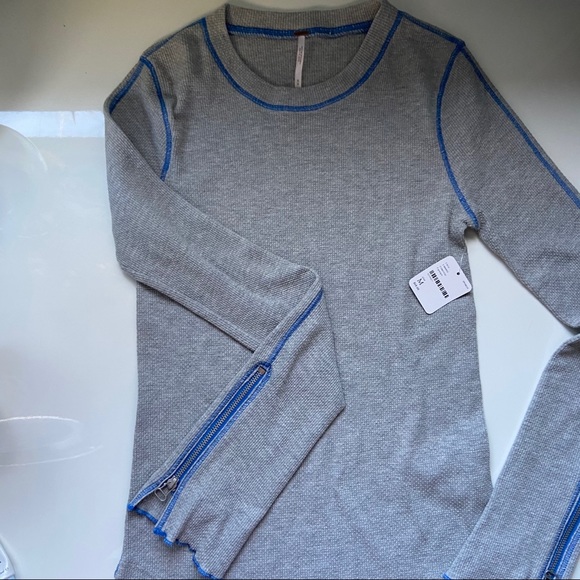NWT Free People Long Sleeve Top - Picture 2 of 5